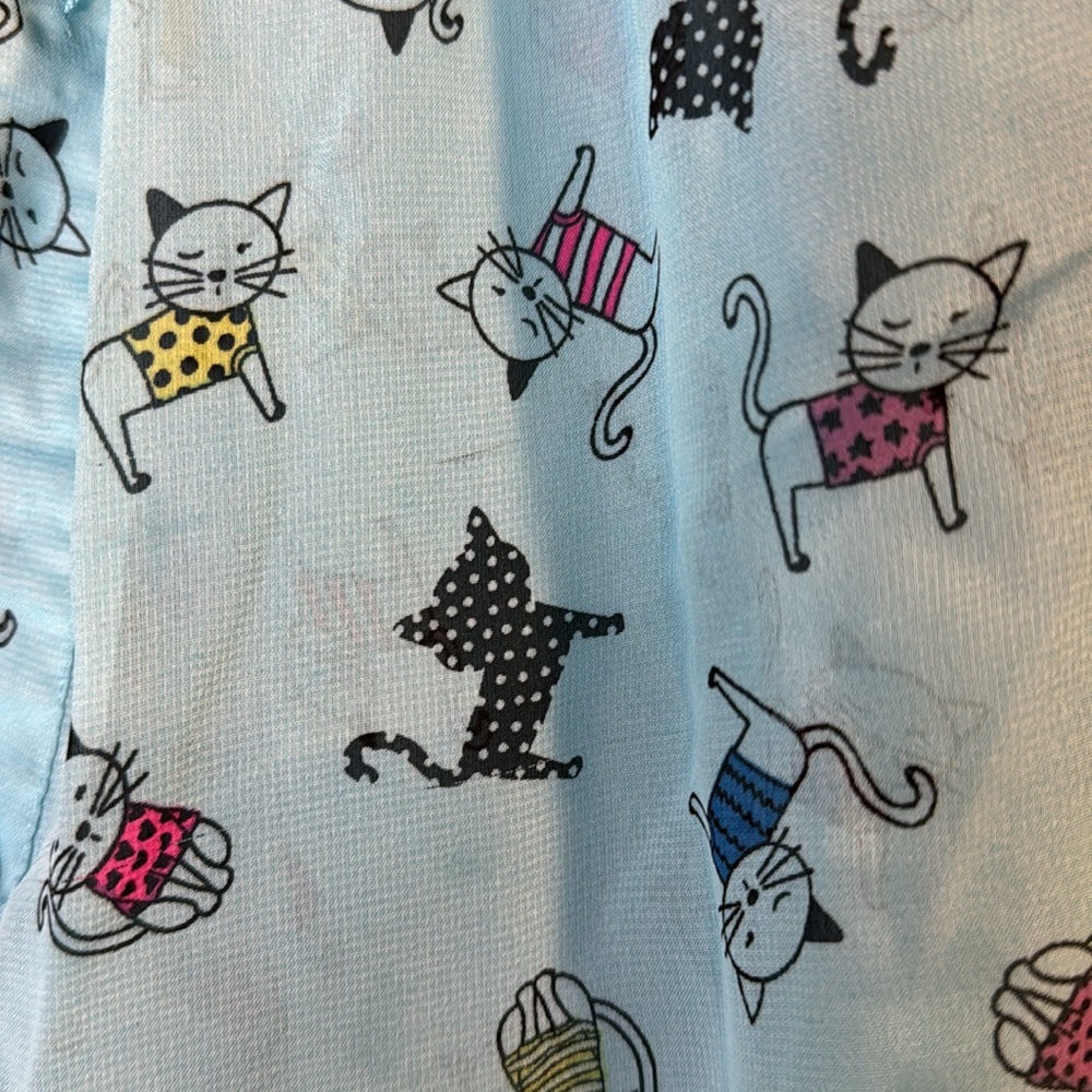 Kitty sheer button down top - Picture 6 of 12